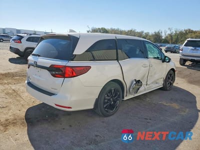 Trzecie zdjęcie samochodu z tyłu: 2023 HONDA ODYSSEY SPORT-L VIN:5FNRL6H75PB050472 - miniatura