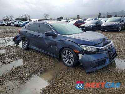 Czwarte zdjęcie samochodu z boku: 2016 HONDA CIVIC EX VIN:19XFC2F71GE228575 - miniatura