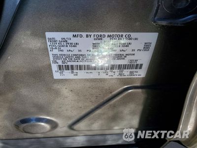 Zdjęcie 13 z 14 samochodu: 2013 FORD EDGE SEL VIN:2FMDK4JC7DBE05560 - miniatura