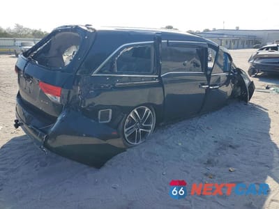 Trzecie zdjęcie samochodu z tyłu: 2014 HONDA ODYSSEY TOURING VIN:5FNRL5H93EB041066 - miniatura