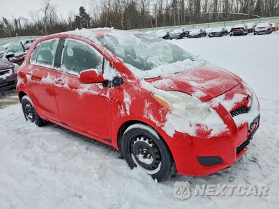 Czwarte zdjęcie samochodu z boku: 2010 TOYOTA YARIS BASE VIN:JTDKT4K36A5291395 - miniatura