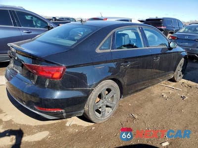 Trzecie zdjęcie samochodu z tyłu: 2017 AUDI A3 PREMIUM VIN:WAUAUGFF6H1039868 - miniatura