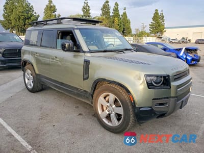 Czwarte zdjęcie samochodu z boku: 2021 LAND ROVER DEFENDER 110 X-DYNAMIC HSE VIN:SALE37RU6M2037603 - miniatura