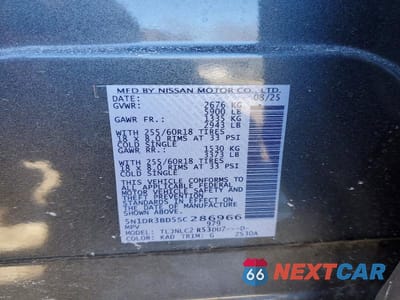 Zdjęcie 13 z 13 samochodu: 2025 NISSAN PATHFINDER ROCK CREEK VIN:5N1DR3BD5SC286966 - miniatura