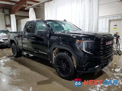 Czwarte zdjęcie samochodu z boku: 2023 GMC SIERRA K1500 VIN:1GTRUAEK9PZ285377 - miniatura