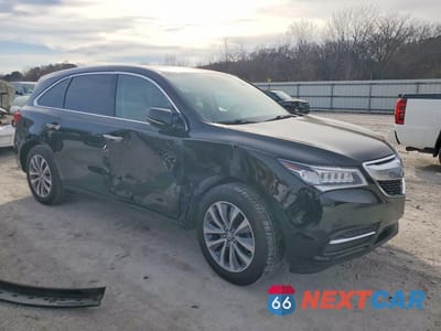 Czwarte zdjęcie samochodu z boku: 2016 ACURA MDX TECHNOLOGY VIN:5FRYD3H44GB010430 - miniatura