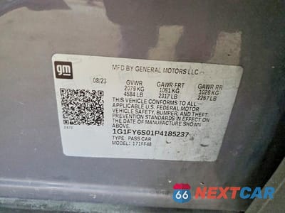 Zdjęcie 12 z 12 samochodu: 2023 CHEVROLET BOLT EUV LT VIN:1G1FY6S01P4185237 - miniatura