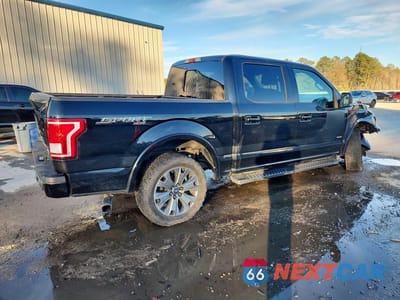 Trzecie zdjęcie samochodu z tyłu: 2017 FORD F150 SUPERCREW VIN:1FTEW1EPXHFC32372 - miniatura