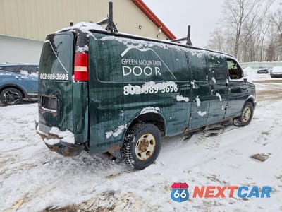 Trzecie zdjęcie samochodu z tyłu: 2012 CHEVROLET EXPRESS G2500 UTILITY / SERVICE VAN VIN:1GCWGGCA8C1200240 - miniatura