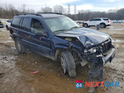 Czwarte zdjęcie samochodu z boku: 2004 JEEP GRAND CHEROKEE LIMITED VIN:1J4GW58S14C198151 - miniatura