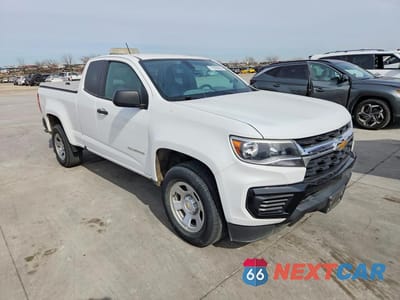 Czwarte zdjęcie samochodu z boku: 2022 CHEVROLET COLORADO 2WD 4C EXT CAB 2.5L W/T VIN:1GCHSBEA9N1186875 - miniatura
