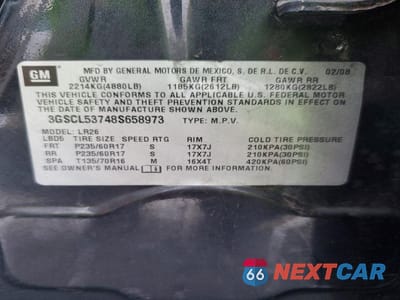 Zdjęcie 13 z 14 samochodu: 2008 SATURN VUE XR VIN:3GSCL53748S658973 - miniatura
