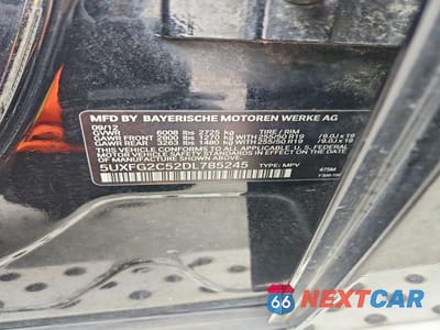 Zdjęcie 13 z 13 samochodu: 2013 BMW X6 XDRIVE35I VIN:5UXFG2C52DL785245 - miniatura