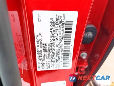 Zdjęcie 12 z 12 samochodu: 2023 ACURA TLX TYPE S VIN:19UUB7F96PA000195 - miniatura