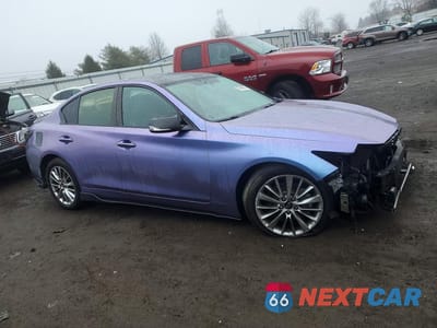 Czwarte zdjęcie samochodu z boku: 2020 INFINITI Q50 PURE VIN:JN1EV7AR5LM256406 - miniatura
