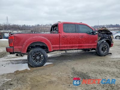 Trzecie zdjęcie samochodu z tyłu: 2021 FORD F250 SUPER DUTY VIN:1FT8W2BT1MED25219 - miniatura