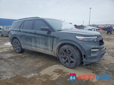 Czwarte zdjęcie samochodu z boku: 2024 FORD EXPLORER ST VIN:1FM5K8GC4RGA48468 - miniatura