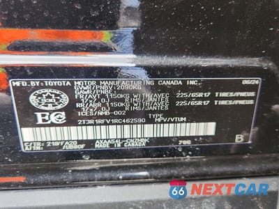 Zdjęcie 13 z 13 samochodu: 2024 TOYOTA RAV4 XLE VIN:2T3R1RFV1RC462590 - miniatura
