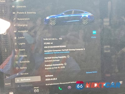 Zdjęcie 9 z 13 samochodu: 2022 TESLA MODEL S VIN:5YJSA1E50NF493882 - miniatura