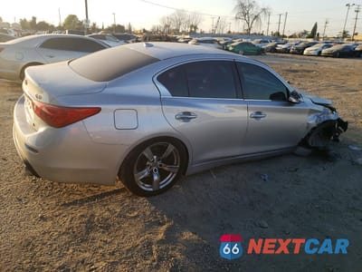 Trzecie zdjęcie samochodu z tyłu: 2014 INFINITI Q50 BASE VIN:JN1BV7AP7EM690735 - miniatura