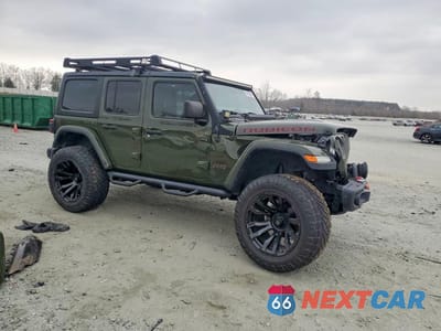 Czwarte zdjęcie samochodu z boku: 2020 JEEP WRANGLER UNLIMITED RUBICON VIN:1C4HJXFN2LW339341 - miniatura