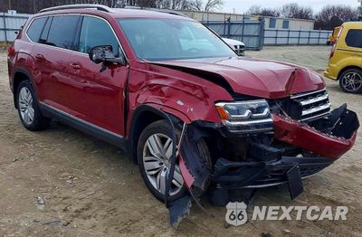 Czwarte zdjęcie samochodu z boku: 2019 VOLKSWAGEN ATLAS SEL PREMIUM VIN:1V2NR2CA5KC556851 - miniatura