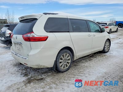 Trzecie zdjęcie samochodu z tyłu: 2017 TOYOTA SIENNA XLE VIN:5TDDZ3DC3HS176532 - miniatura