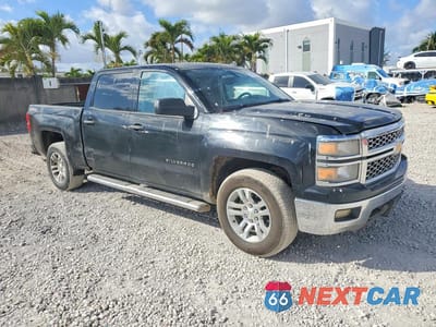 Czwarte zdjęcie samochodu z boku: 2014 CHEVROLET SILVERADO K1500 LT VIN:3GCUKREC4EG338572 - miniatura
