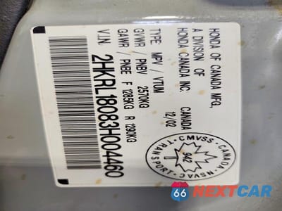 Zdjęcie 14 z 14 samochodu: 2003 HONDA ODYSSEY EXL VIN:2HKRL18083H004460 - miniatura
