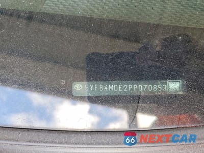 Zdjęcie 12 z 12 samochodu: 2023 TOYOTA COROLLA VIN:5YFB4MDE2PP070853 - miniatura