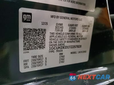 Zdjęcie 12 z 13 samochodu: 2026 CHEVROLET SILVERADO K1500 LT VIN:1GCUKDED1TZ257828 - miniatura