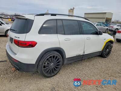 Trzecie zdjęcie samochodu z tyłu: 2023 MERCEDES-BENZ GLB AMG 35 4MATIC VIN:W1N4M5BB7PW291968 - miniatura