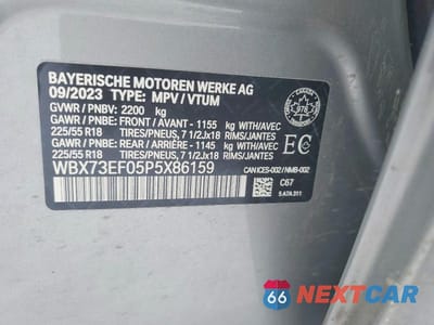 Zdjęcie 12 z 12 samochodu: 2023 BMW X1 XDRIVE28I VIN:WBX73EF05P5X86159 - miniatura