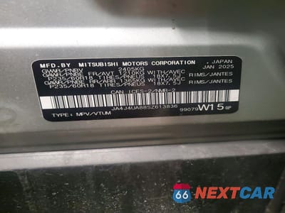 Zdjęcie 14 z 14 samochodu: 2025 MITSUBISHI OUTLANDER ES VIN:JA4J4UA88SZ613836 - miniatura