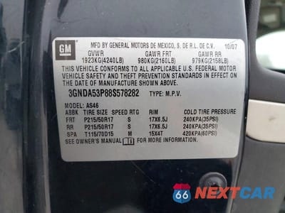 Zdjęcie 12 z 12 samochodu: 2008 CHEVROLET HHR LT VIN:3GNDA53P88S578282 - miniatura