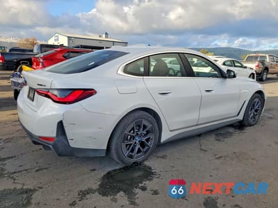 Trzecie zdjęcie samochodu z tyłu: 2024 BMW I4 EDRIVE 35 VIN:WBY43AW04RFS05402 - miniatura