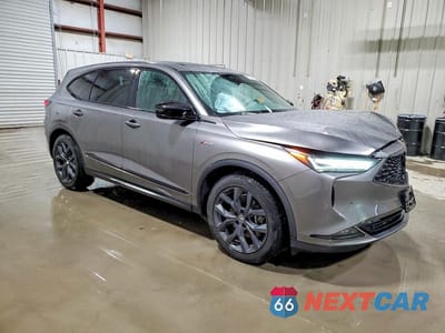 Czwarte zdjęcie samochodu z boku: 2023 ACURA MDX A-SPEC VIN:5J8YE1H08PL038732 - miniatura