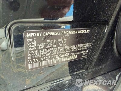 Zdjęcie 10 z 13 samochodu: 2018 BMW 530 I VIN:WBAJA5C52JG898600 - miniatura