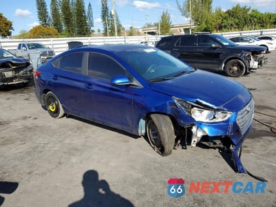 Czwarte zdjęcie samochodu z boku: 2019 HYUNDAI ACCENT SE VIN:3KPC24A35KE075214 - miniatura