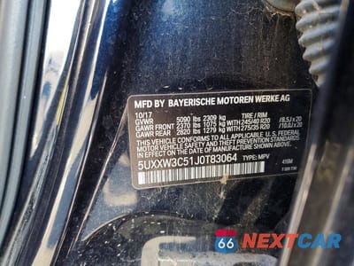 Zdjęcie 14 z 14 samochodu: 2018 BMW X4 XDRIVE28I VIN:5UXXW3C51J0T83064 - miniatura