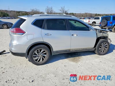 Trzecie zdjęcie samochodu z tyłu: 2015 NISSAN ROGUE S VIN:5N1AT2MT1FC777673 - miniatura