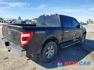 Trzecie zdjęcie samochodu z tyłu: 2021 FORD F150 SUPERCREW VIN:1FTEW1EP8MKD35419 - miniatura