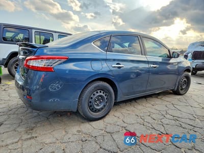 Trzecie zdjęcie samochodu z tyłu: 2014 NISSAN SENTRA S VIN:3N1AB7AP1EL687182 - miniatura