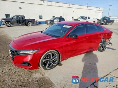 2021 HONDA ACCORD SPORT 1HGCV1F37MA017207 - główne zdjęcie licytacji z USA - miniatura