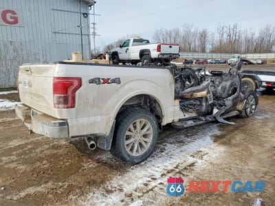 Trzecie zdjęcie samochodu z tyłu: 2015 FORD F150 SUPERCREW VIN:1FTEW1EG2FFC14042 - miniatura