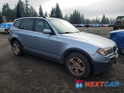 Czwarte zdjęcie samochodu z boku: 2005 BMW X3 3.0I VIN:WBXPA934X5WD06485 - miniatura