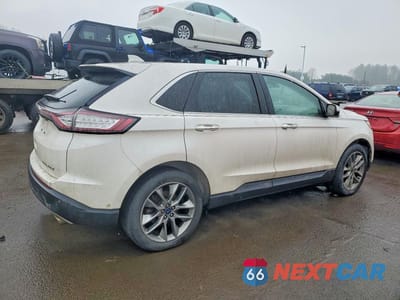 Trzecie zdjęcie samochodu z tyłu: 2015 FORD EDGE TITANIUM VIN:2FMPK3K89FBB37180 - miniatura