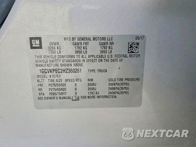 Zdjęcie 13 z 13 samochodu: 2017 CHEVROLET SILVERADO K1500 CUSTOM VIN:1GCVKPEC2HZ360261 - miniatura