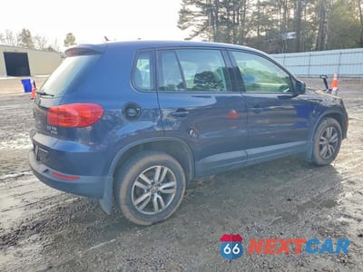 Trzecie zdjęcie samochodu z tyłu: 2014 VOLKSWAGEN TIGUAN S VIN:WVGBV3AX3EW560263 - miniatura