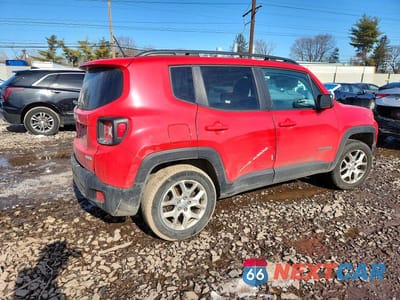 Trzecie zdjęcie samochodu z tyłu: 2017 JEEP RENEGADE LATITUDE VIN:ZACCJBBB2HPG48966 - miniatura